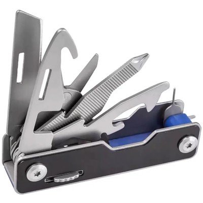 Брелок-мультиінструмент Munkees Pocket Knife Lock 2582 black - фото 26900