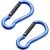 Карабін Munkees 3236 D 6 mm x 60 mm пара dark blue Карабін Munkees 3236 D 6 mm x 60 mm пара dark blue