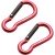 Карабін Munkees 3236 D 6 mm x 60 mm пара red Карабін Munkees 3236 D 6 mm x 60 mm пара red