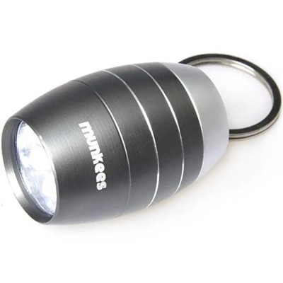 Брелок-ліхтарик Munkees Cask shape 6-LED light 1082 grey - фото 26881