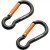 Карабін Munkees 3236 D 6 mm x 60 mm пара black Карабін Munkees 3236 D 6 mm x 60 mm пара black
