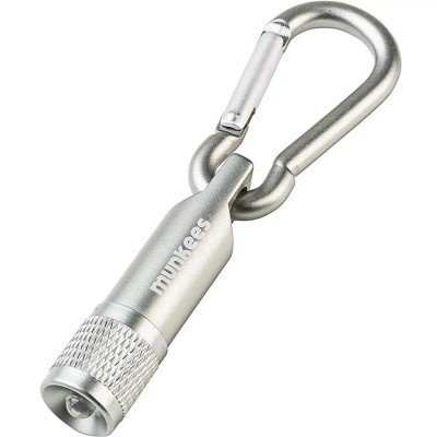 Брелок-фонарик  Munkees LED Carabiner 1076 grey - фото 26878