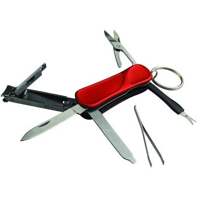 Брелок-мультиінструмент Munkees 2502 Manicure Multi Tool red - фото 26883