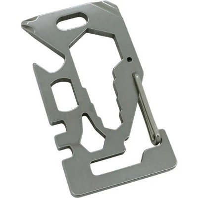 Брелок-мультиинструмент Munkees 2503 SS Card Tool steel - фото 26884