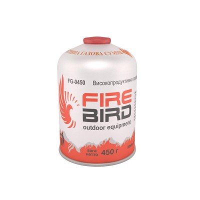 Баллон газовый Fire Bird FG-0450 450г - фото 14302 Баллон газовый Fire Bird FG-0450 450г - фото 14302