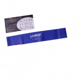 Фитнес резинка LiveUp Loop Band 600х50х0,6мм LS3653 blue