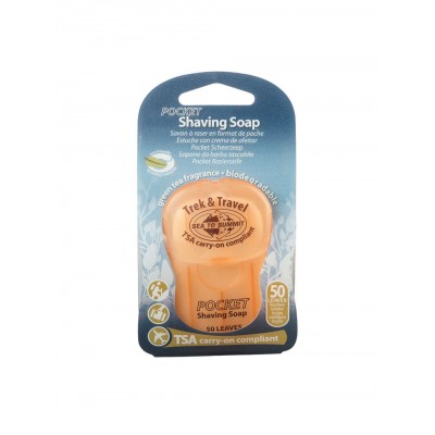 Мыло для бритья Sea to Summit Trek & Travel Pocket Shaving Soap Orange - фото 24885