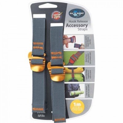 Ремень стяжной Sea To Summit Hook Release Accessory Straps 20mm - 1m - фото 9435