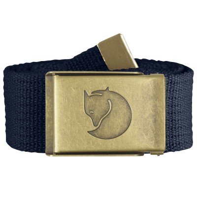 Ремінь Fjallraven Canvas Brass Belt 4 см dark navy - фото 16965