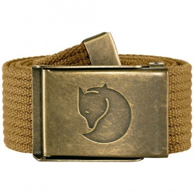 Ремень Fjallraven Canvas Brass Belt 4 см buckwheat brown - фото 27207