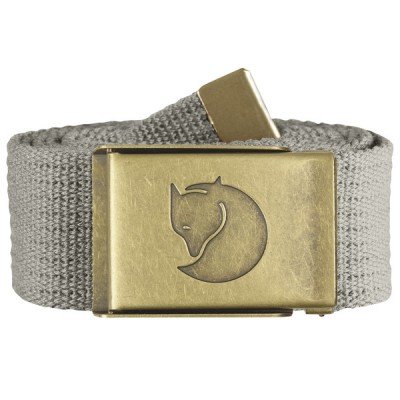 Ремень Fjallraven Canvas Brass Belt 4 см fog - фото 27211