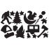 Ремнабор McNett Tenacious Repair Tape Tattoos Camper in Clamshell