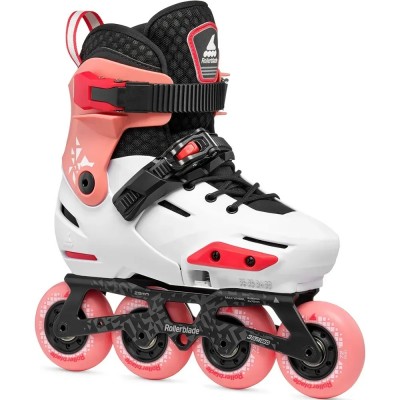 Роликовые коньки Rollerblade Apex platinum-coral - фото 31000