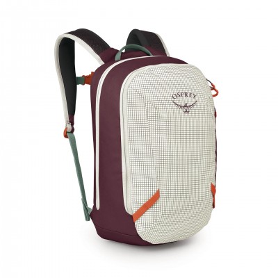 Рюкзак Osprey Transporter Panel Loader 20 mystery white/moody burgundy - фото 32583