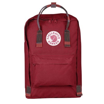 Рюкзак Fjallraven Kanken Laptop 15 Deep Red/Random Blocked - фото 26686
