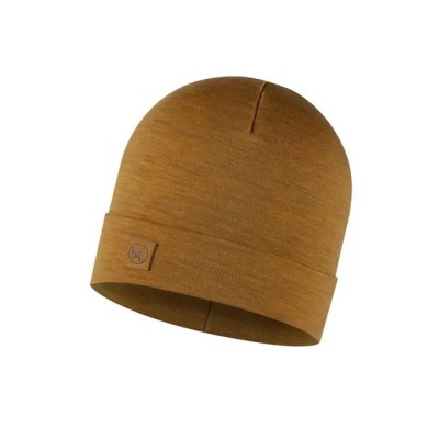 Шапка Buff Heavyweight Merino Wool Loose Hat beaney solid mustard - фото 26707