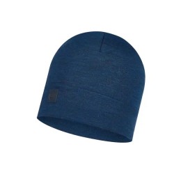 Шапка Buff Heavyweight Merino Wool Loose Hat solid denim