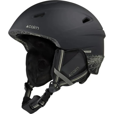 Шолом гірськолижний Cairn Electron graphic mat black/khaki - фото 31372