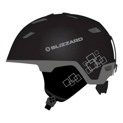 Шлем горнолыжный Blizzard Double black matt/gun metal/silver squares - фото 15623