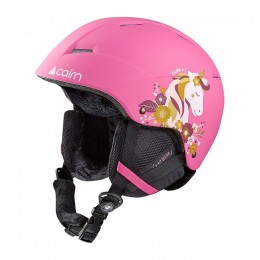 Шлем горнолыжный Cairn Flow Jr mat pink/unicorn