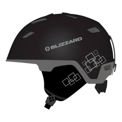 Шолом гірськолижний Blizzard Double black matt/gun metal/silver squares - фото 15623 Шолом гірськолижний Blizzard Double black matt/gun metal/silver squares - фото 15623