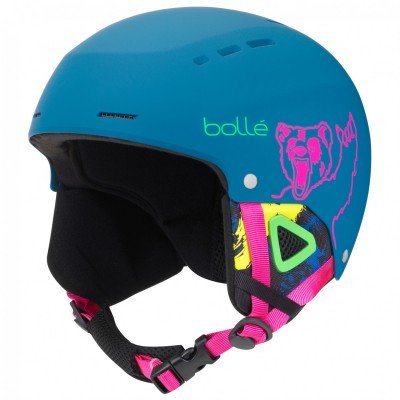 Шолом гірськолижний Bolle Quiz matt navy bear - фото 17117
