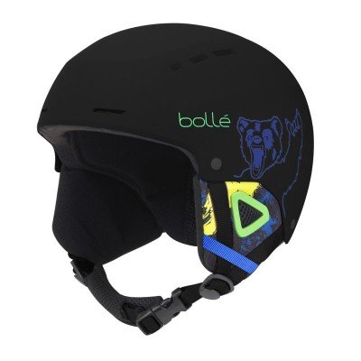 Шолом гірськолижний Bolle Quiz matt black bear - фото 27356