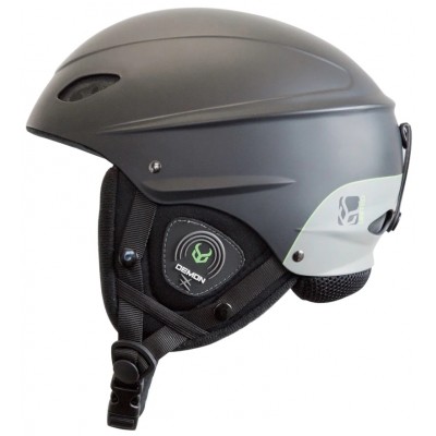Шолом Demon Phantom Team Helmet Audio Black - фото 27438