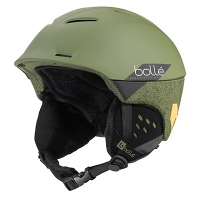 Шлем горнолыжный Bolle Synergy soft khaki slash - фото 27364