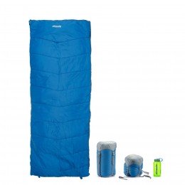 Спальний мішок Pinguin Travel 190 Blue