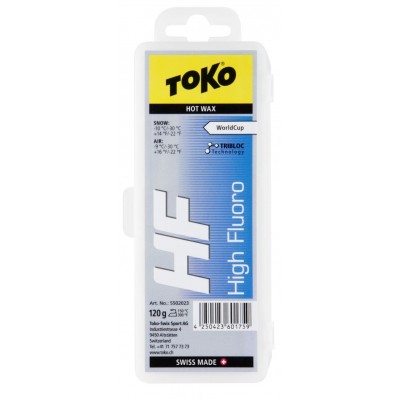 Віск Toko HF Hot Wax blue 120г - фото 10287