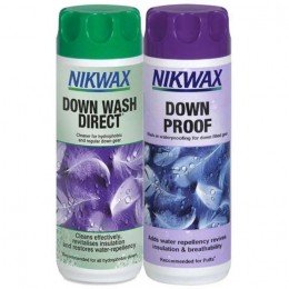 Набор для стирки Nikwax Twin Pack (Down Wash Direct 300 ml/Down Proof 300 ml) Набор для стирки Nikwax Twin Pack (Down Wash Direct 300 ml/Down Proof 300 ml)