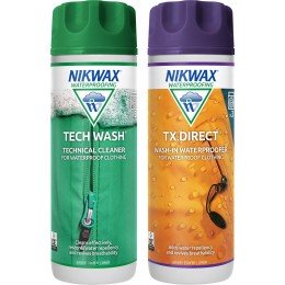 Набор Nikwax Twin Pack средство для стирки и пропитка (Tech wash 300 мл + TX Direct 300 мл)
