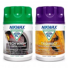 Набор Nikwax Twin Pack - Tech Wash 150ml + TX Direct 100ml Набор Nikwax Twin Pack - Tech Wash 150ml + TX Direct 100ml