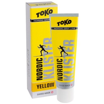 Желтая мазь для беговых лыж Toko Nordic Klister yellow 55г - фото 8670