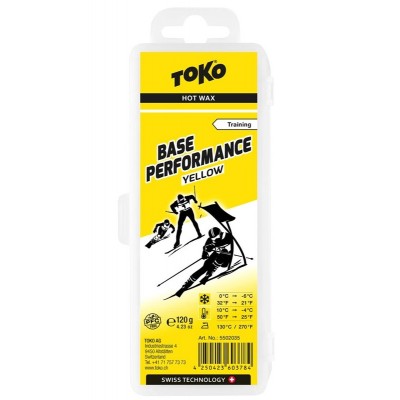 Воск Toko Base Performance Yellow 120 г - фото 23952