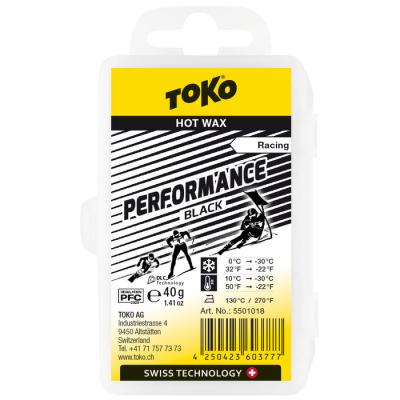 Воск Toko Performance Black 40г - фото 24160