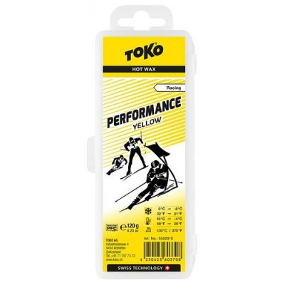 Воск Toko Performance Yellow 120г - фото 24161