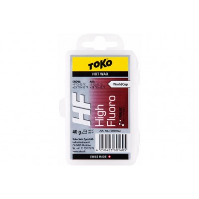 Віск Toko HF Hot Wax red 40г - фото 15313