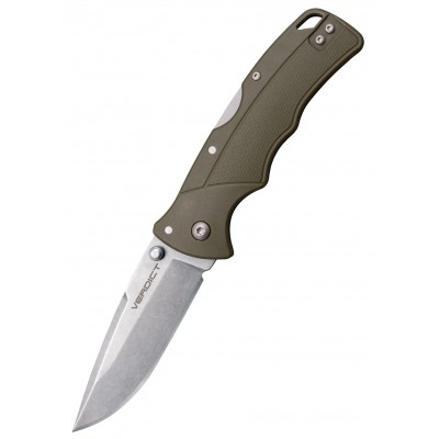 Нож складной Cold Steel Verdict Spear Point 3" green - фото 29051