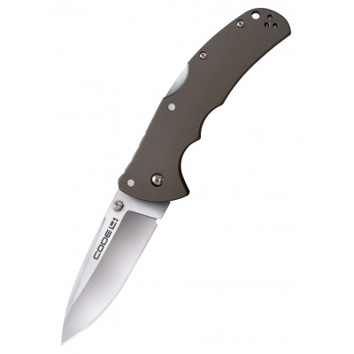 Нож складной Cold Steel Code 4 Spear Point metal grey - фото 29076