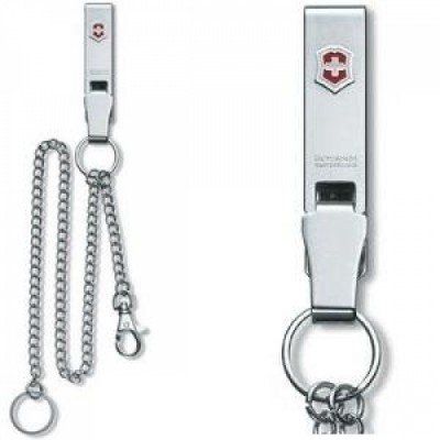 Карабин на ремень Victorinox 4.1860 c двумя цепочками - фото 21495 Карабин на ремень Victorinox 4.1860 c двумя цепочками - фото 21495