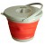 Відро складне силіконове з кришкою Tramp TRC-127 5л red