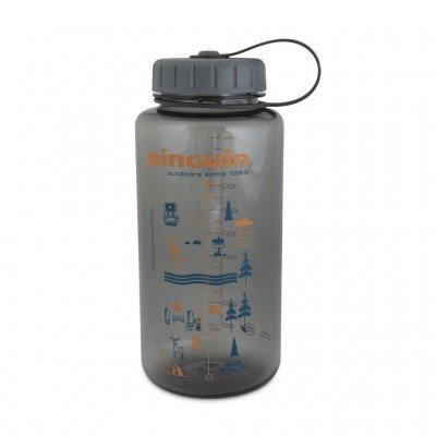 Фляга Pinguin Tritan Fat Bottle BPA-free 1 L grey - фото 28045