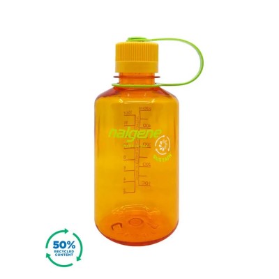 Бутылка для воды Nalgene Narrow Mouth Sustain Water Bottle 0.5L clementine sustain - фото 25910