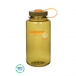 Пляшка для води Nalgene Wide Mouth Sustain Water Bottle 1L olive sustain