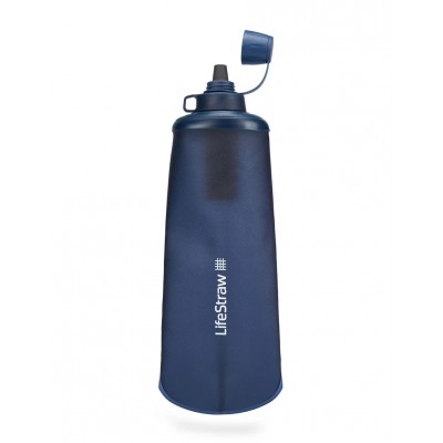 Бутылка-фильтр для воды LifeStraw Peak Squeeze 1 л mountain blue - фото 29175