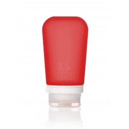 Силиконовая бутылочка Humangear GoToob+ Large red