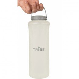 Бутылка мягкая Tribe Soft Bottle 1,5л TPU T-FE-0024 crystal/white