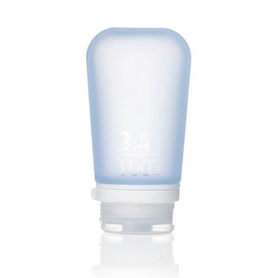 Силиконовая бутылочка Humangear GoToob+ Large blue - фото 28185